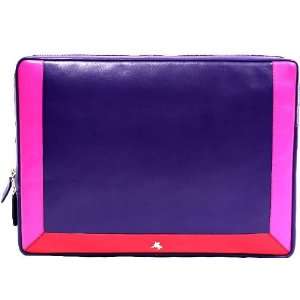Visconti RB69 Multi Colored Pink/Berry Leather Laptop 13 Sleeve from 