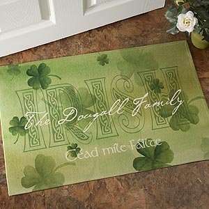  Personalized Traditional Irish Saying Door Mat   Cead Mile 