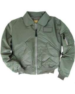  CWU 45/P Flight Jacket Sage Green, Size XL Clothing