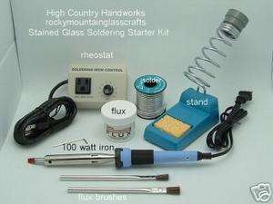   kit is perfect for any stained glass or soldered art (altered art