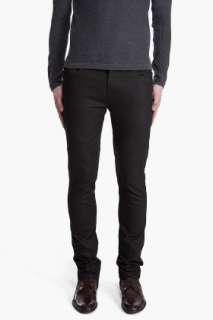 Nudie Jeans Thin Finn Dry Black Coated Jeans for men  SSENSE