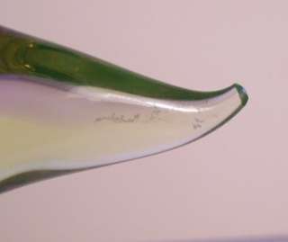 Livio Seguso Abstract Murano Glass Sculpture Signed  