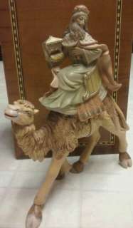Large Italy Nativity King Wise Man On Camel Christmas Figure  
