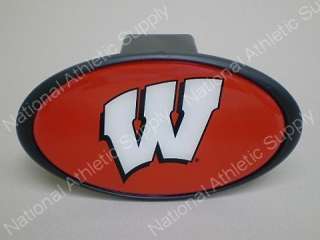 Wisconsin Badgers 2 Hitch Receiver Plug Cover New 683429390398  