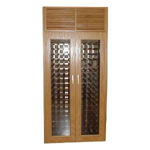   Paint Reserve 280 Bottle Double Door Wine Cabinet with Glass Kitchen