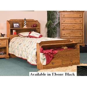  Kush Furniture 7512bk Winchester Full Bookstorage Bed in 