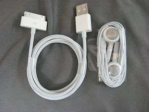 NEW* Apple OEM iPod/iPhone Earbuds and USB Data Cable/Earphones 