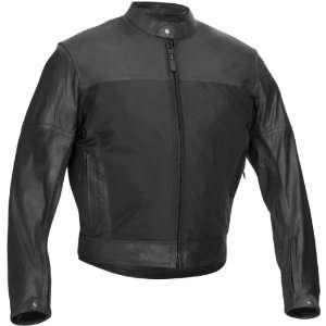  Pecos Leather Mesh Jacket, Gender Mens, Apparel Material Leather 