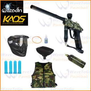   bidding on the BRAND NEW Azodin Kaos Paintball Package, that includes