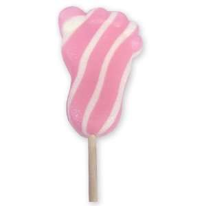 Baby Feet Lollipops   Pink   2 oz 24: Grocery & Gourmet Food