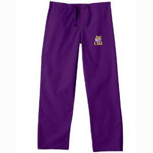  Lsu Tigers Ncaa Classic Scrub Pant (Purple) (Small 