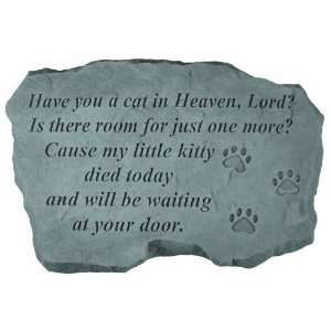  KayBerry Garden Accent Pet Memorial Stone Have you a cat 