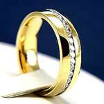 3pcs His Hers Engagement Mens Womens Wedding Bridal Band Ring Set New 