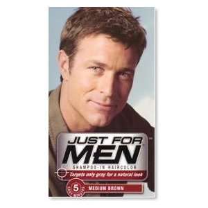  Just For Men Shampoo In Hair Color Medium Brown Value Pack 