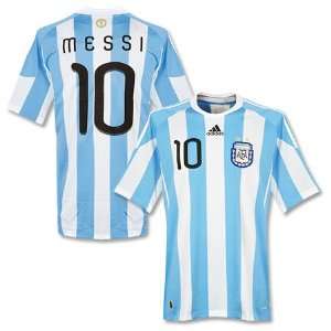  Argentina Messi #10 National Team Adidas Home Soccer 