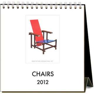 Chairs 2012 Easel Desk Calendar  