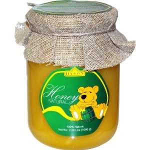 WILDFLOWER (Honey) HYSON, Wildflower Honey in Reusable Glass Jar 