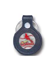 ST. LOUIS CARDINALS OFFICIAL LOGO LEATHER KEYCHAIN
