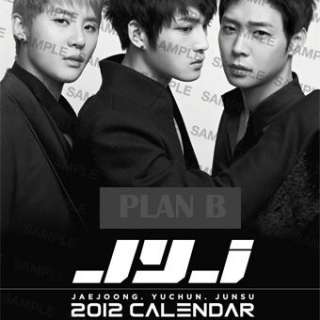 JYJ C JES Official Wall Calendar 2012 KPOP  