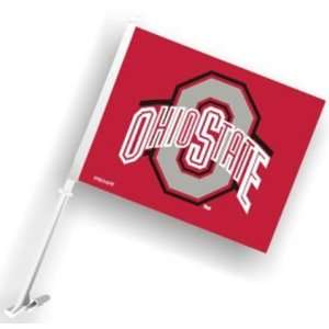  Ohio State Buckeyes Car Flags   Set of Two Sports 