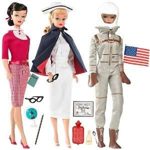  Barbie Vintage Career Dolls Wave 1 Set Toys & Games