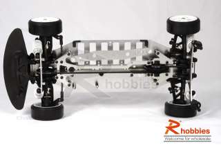 10 RC EP 4WD Aluminum Chassis On Road BELT DRIVE Car  