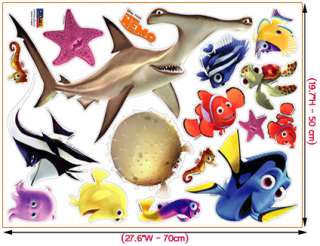 Finding NEMO Disney WALL Mural STICKER Removable Decal  