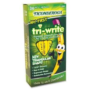   13082   Ticonderoga Tri Write Beginner No. 2 Pencils