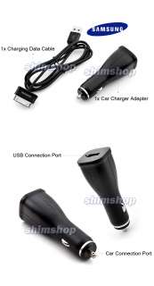   CAR CHARGER DATA CABLE ADAPTER FOR SAMSUNG GALAXY TAB 10.1 8.9 7 LTE V