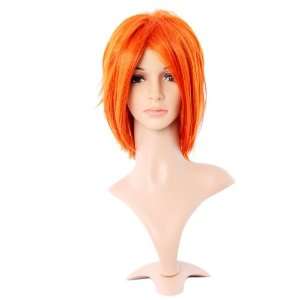  6sense Orange Cosplay Wig Fashion Short Wigs: Beauty