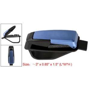   Amico Black Blue Plastic Car Auto Sunglasses Clip Holder Automotive