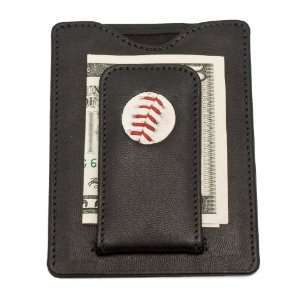  Tokens & Icons MLB Game Played Baseball Money Clip Leather 
