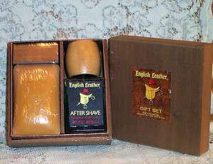   English Leather 4oz After Shave Splash & 4oz Soap Gift Set New in Box