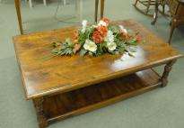 ft English Rustic Coffee Table Cherry Wood Tables  
