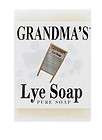 GRANDMAS LYE SOAP BAR LOT(6) 7oz 60018