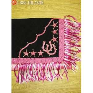   Show Barrel Racing Rodeo Saddle Blanket Pad 358: Sports & Outdoors