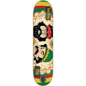   Penny Cheech & Chong Skateboard Deck   8.0 Rasta P2