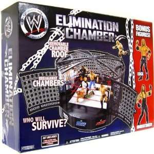  WWE Exclusive Wrestling Ring Elimination Chamber Including 