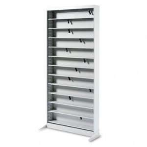 Safco 4936LG   A/V Adjustable Open Shelving, 12 Shelves, 36w x 13 1/4d 