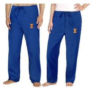  University of Illinois Scrubs Pants XL
