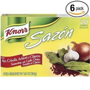 Knorr Sazon Seasoning with Garlic, Onion, Annatto and Cilantro, 3.5 