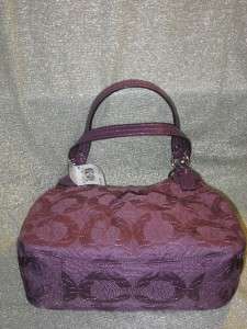 COACH NWT Purple GRAMERCY~ Quilted Top Handle Purse/Bag 42949  