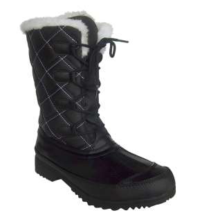 Totes KELSEY Womens Waterproof Side Zip Insulated Winter Snow Boot 