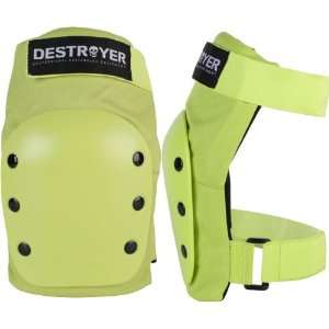    Destroyer Recreation Knee Medium Lime Skate Pads