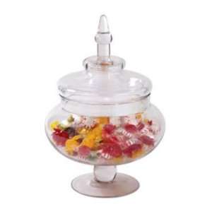   Store Style Glass Candy Jars with Finial Lids 15