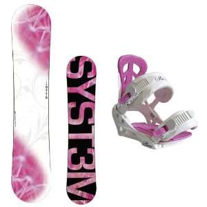   Womens Snowboard Package + Siren Leaf Bindings