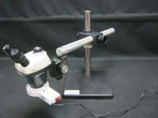 Leica StereoZoom 4 Microscope w/Boom Stand,Light.  