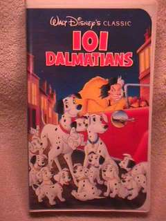 Disney 101 Dalmatians VHS Animation V9 717951263032  
