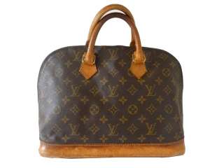 LOUIS VUITTON Monogram ALMA Handbag LV Bag Authentic M51130 Real 