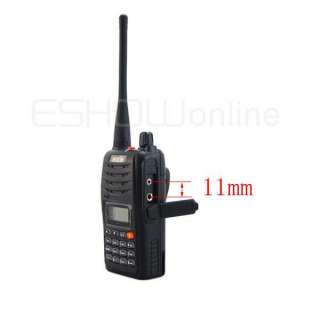 New Black Walkie Talkie VHF 7W 199CH Portable Two Way Radio H555 